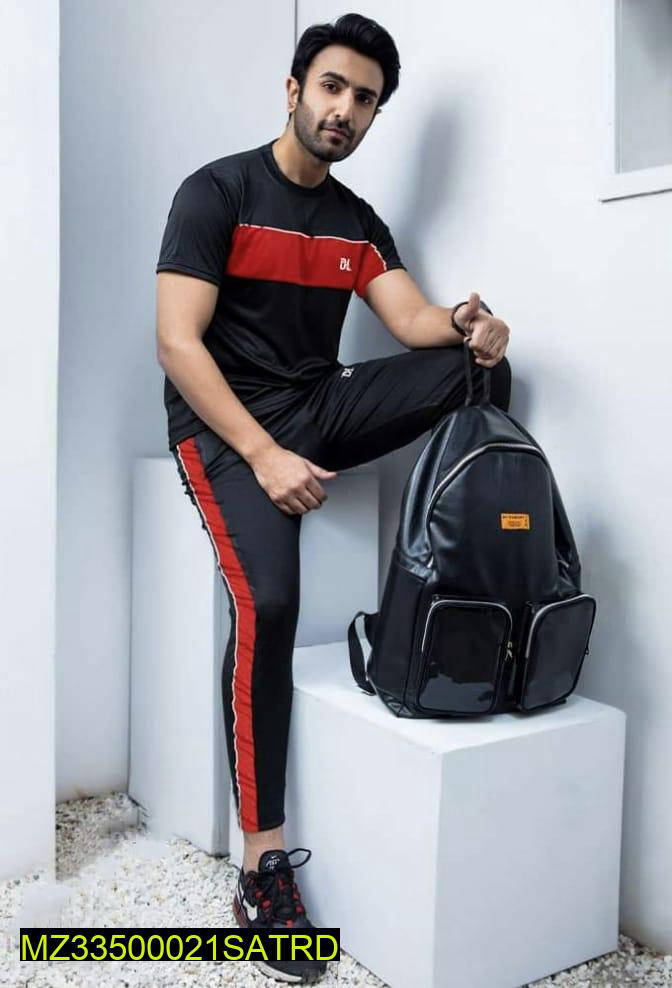 Men Slim Fit Track Suit